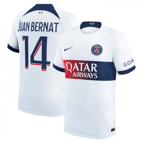Maillot de Foot Paris Saint-Germain Juan Bernat 14 Exterieur 2023-24 Maillot de Foot Paris Saint-Germain Juan Bernat 14 Exterieur 2023-24